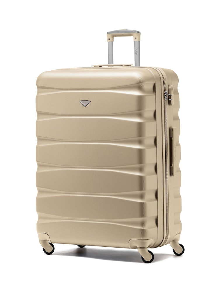 Flight Knight Large Hardcase Lightweight Check In Suitcase With 4 Wheels - Image 1 of 7