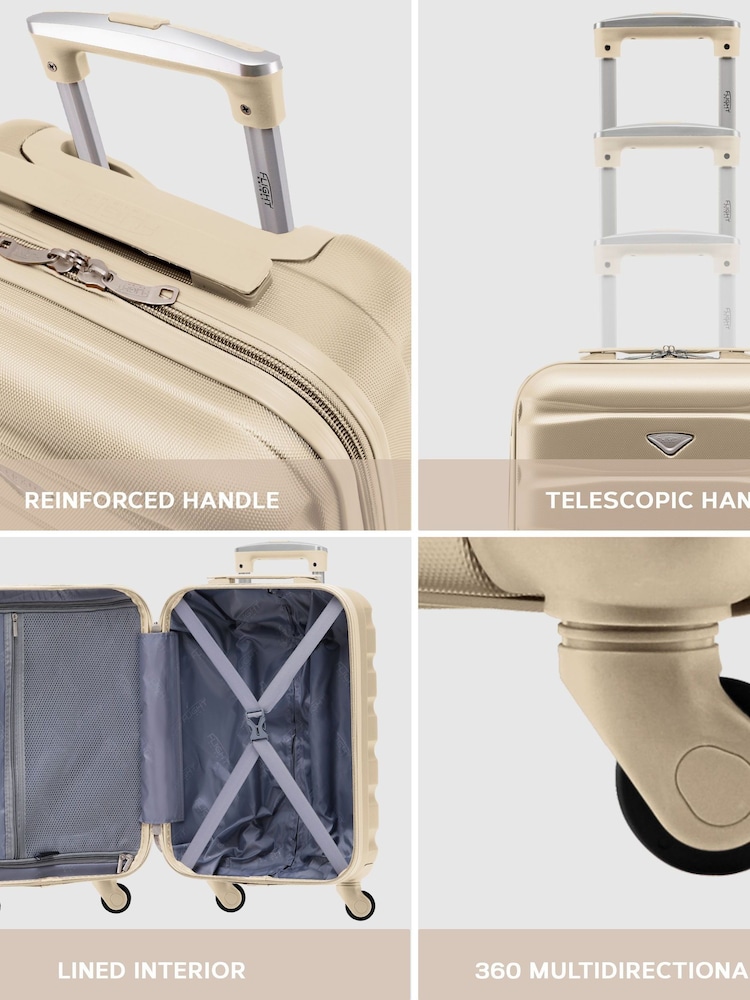 Flight Knight Large Hardcase Lightweight Check In Suitcase With 4 Wheels - Image 2 of 7