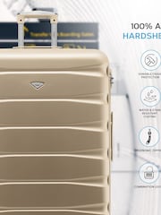 Flight Knight Large Hardcase Lightweight Check In Suitcase With 4 Wheels - Image 5 of 7