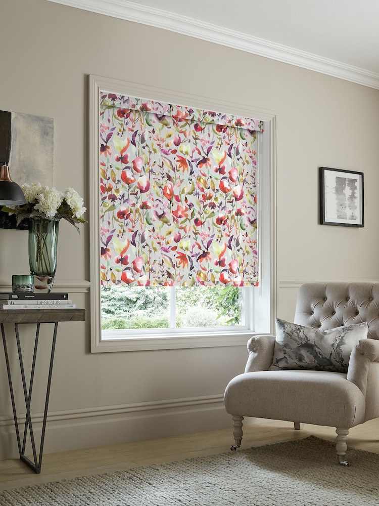 Voyage Silver Grey Blackout Jayin Made to Measure Roller Blind - Image 2 of 6