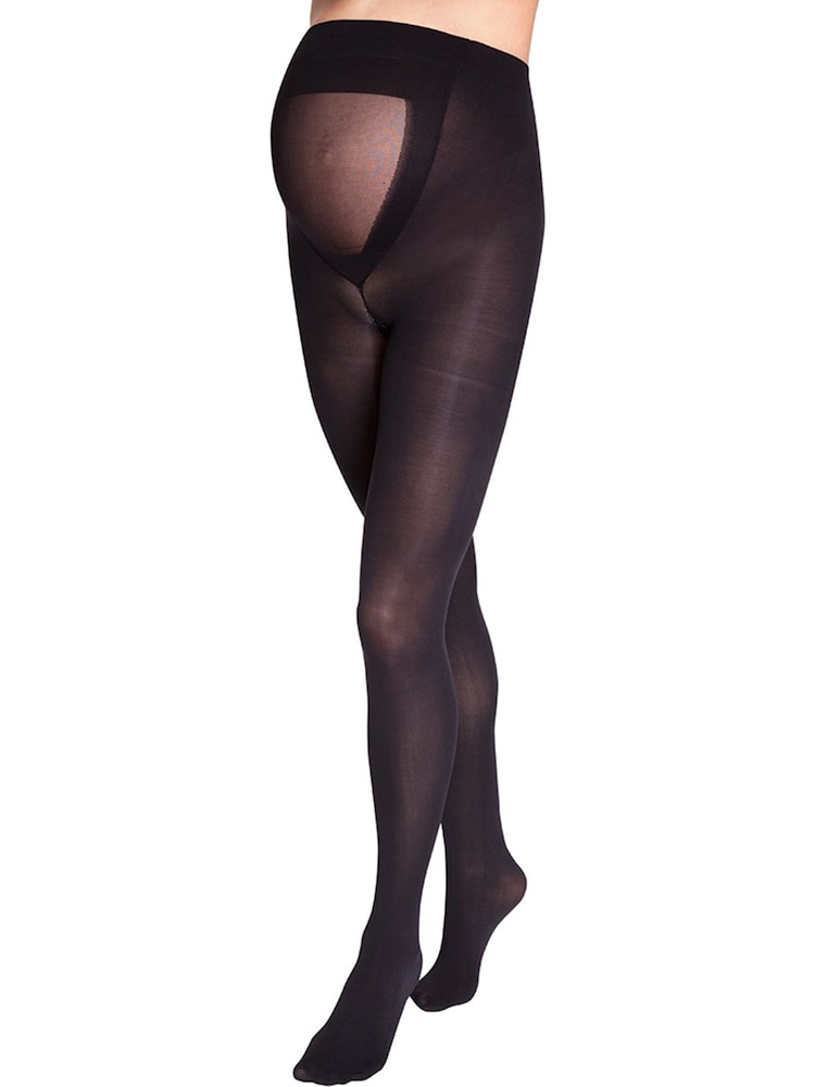 JoJo Maman Bébé Black 100 Denier Ultimate Maternity Support Tights - Image 2 of 2