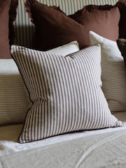 Ellenvale Interiors Set of 3 Brown The Boucle Combination Cushion Covers - Image 3 of 4