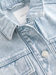 Bleach Wash Crop Denim Jacket (3-16yrs) - Image 9 of 9