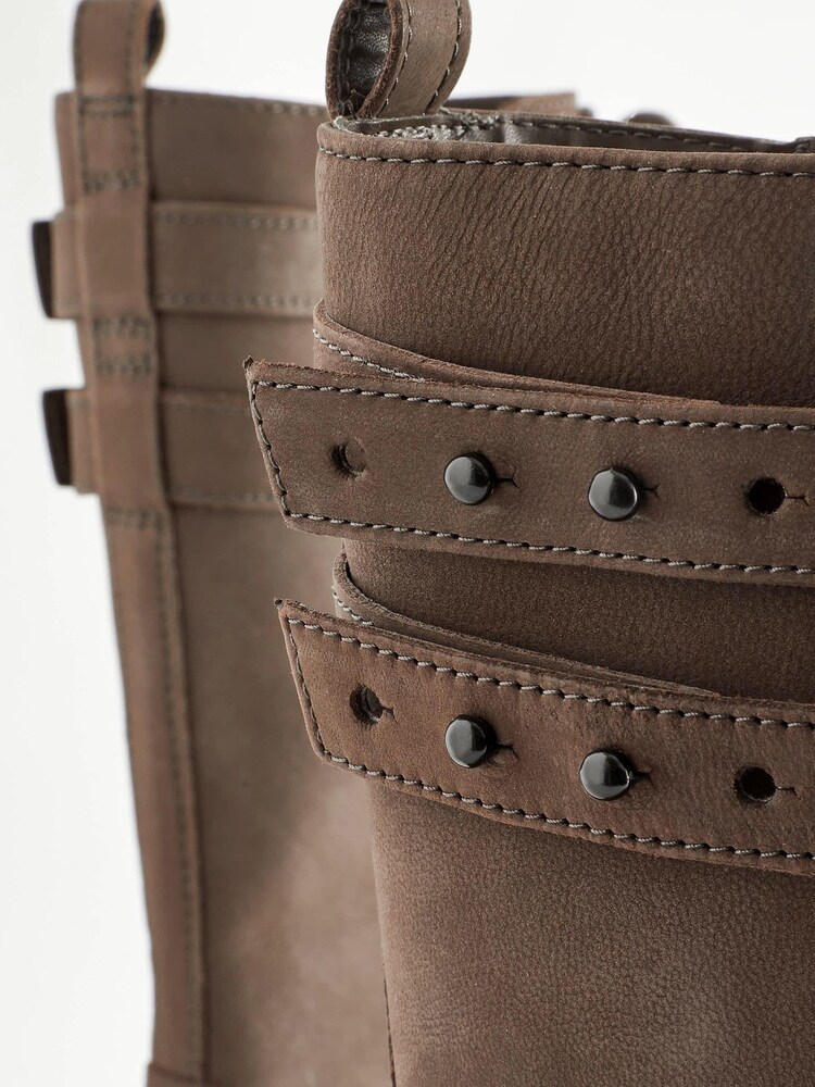 Brown Forever Comfort® Lace Up Knee High Boots - Image 10 of 11