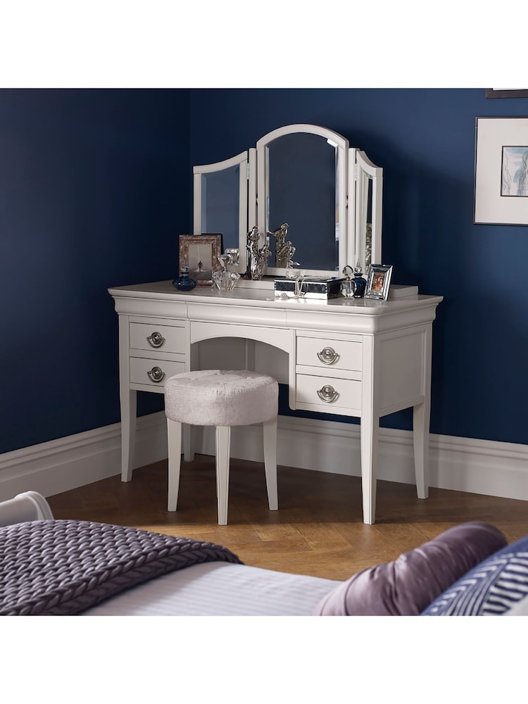 Bentley Designs White Chantilly Dressing Table - Image 1 of 4