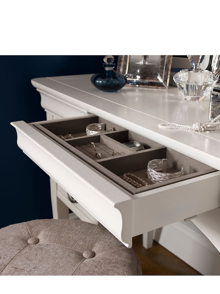 Bentley Designs White Chantilly Dressing Table - Image 2 of 4
