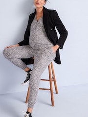 Grey Maternity/Nursing Cosy Jumpsuit - Image 1 of 6