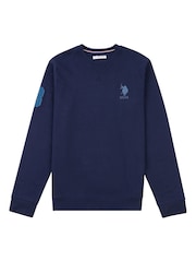 U.S. Polo Assn. Navy Blazer Mens Blazer Crew Sweatshirt - Image 4 of 5