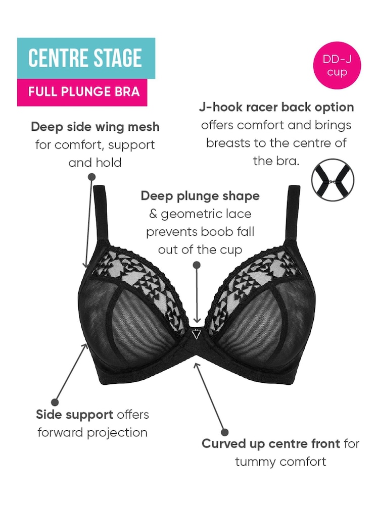 Curvy Kate Centre Stage Vollschalen-BH mit tiefem Ausschnitt​​​​​​​ - Bild 6 von 6