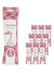 Brabantia White Perfect Fit Bags Code V 2-3L 200 Bin Bags - Image 1 of 2