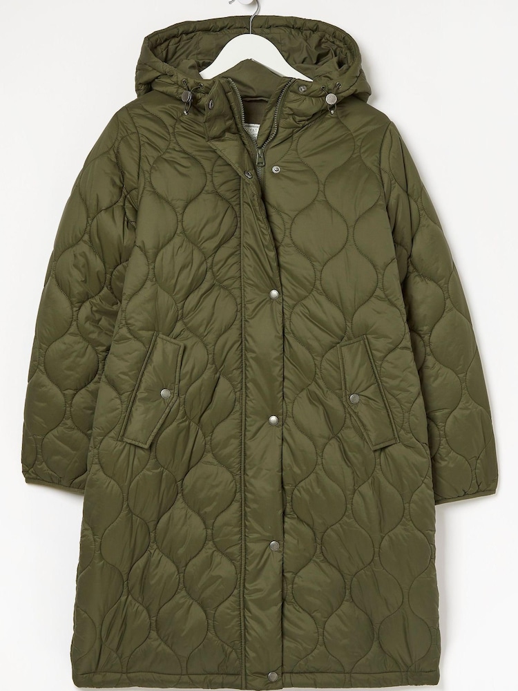 FatFace Green Joanne Puffer Coat - Image 5 of 5 FatFace Green Joanne Puffer Coat - Image 5 of 5