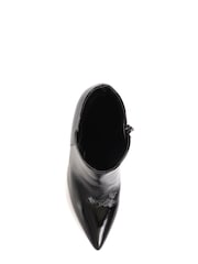 Jones Bootmaker Cadence Heeled Black Leather Ankle Boots - Image 5 of 6