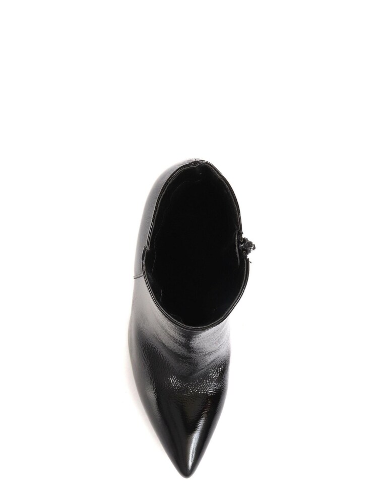 Jones Bootmaker Cadence Heeled Black Leather Ankle Boots - Image 5 of 6