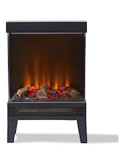 Warmlite Grey Perth 1.3KW Log Fire Stove - Image 1 of 1