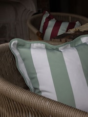 Ellenvale Interiors Sage Outdoor Scalloped Cushion Cover 45 X 45cm - Image 3 of 3