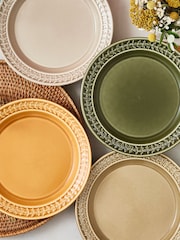 Portmeirion Green Botanic Garden Set of 4 Harmony Dinner Plates - Image 1 of 4