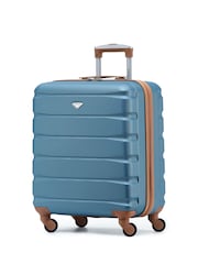 Flight Knight 56x45x25cm EasyJet Overhead 4 Wheel ABS Hard Case Cabin Carry On Hand Luggage - Image 1 of 7