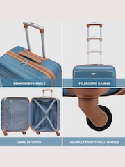 Flight Knight 56x45x25cm EasyJet Overhead 4 Wheel ABS Hard Case Cabin Carry On Hand Luggage - Image 7 of 7