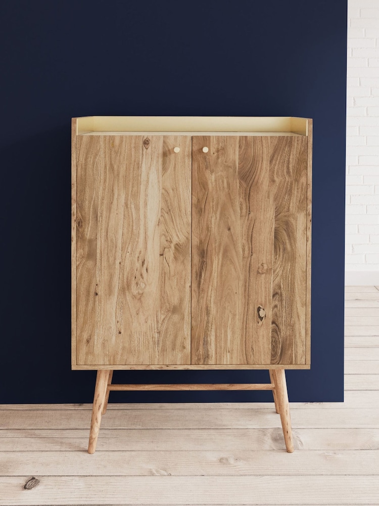 Swoon Natural Fresco Bar Cabinet - Image 1 of 6