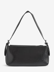Black Utility Shoulder Baguette Bag - Image 2 of 5