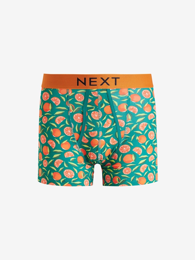 Fruit Print 4 pack A-Front Boxers - Image 3 of 7