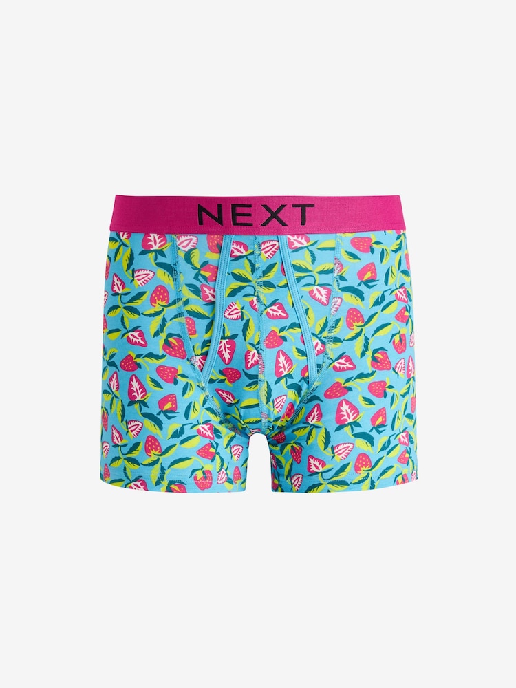 Fruit Print 4 pack A-Front Boxers - Image 4 of 7