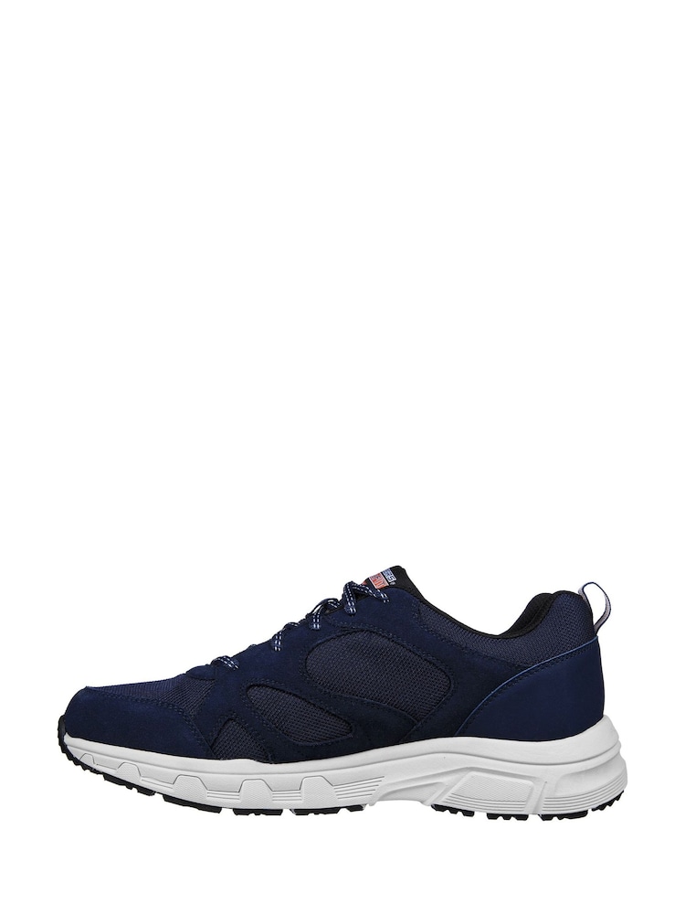Skechers Blue Sunfair Trekking Low Cut Mens Trail Running Trainers - Image 2 of 6