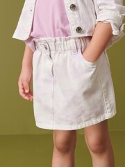 Lilac Purple Tie Dye Denim Skirt (3-16yrs) - Image 2 of 6