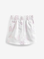 Lilac Purple Tie Dye Denim Skirt (3-16yrs) - Image 5 of 6