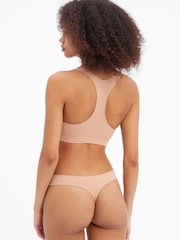 Calvin Klein Cream Bonded Flex Bralette - Image 2 of 4