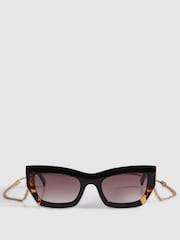 Missoni Eyewear Removable Chain Cat Eye Sunglasses - Image 1 of 4