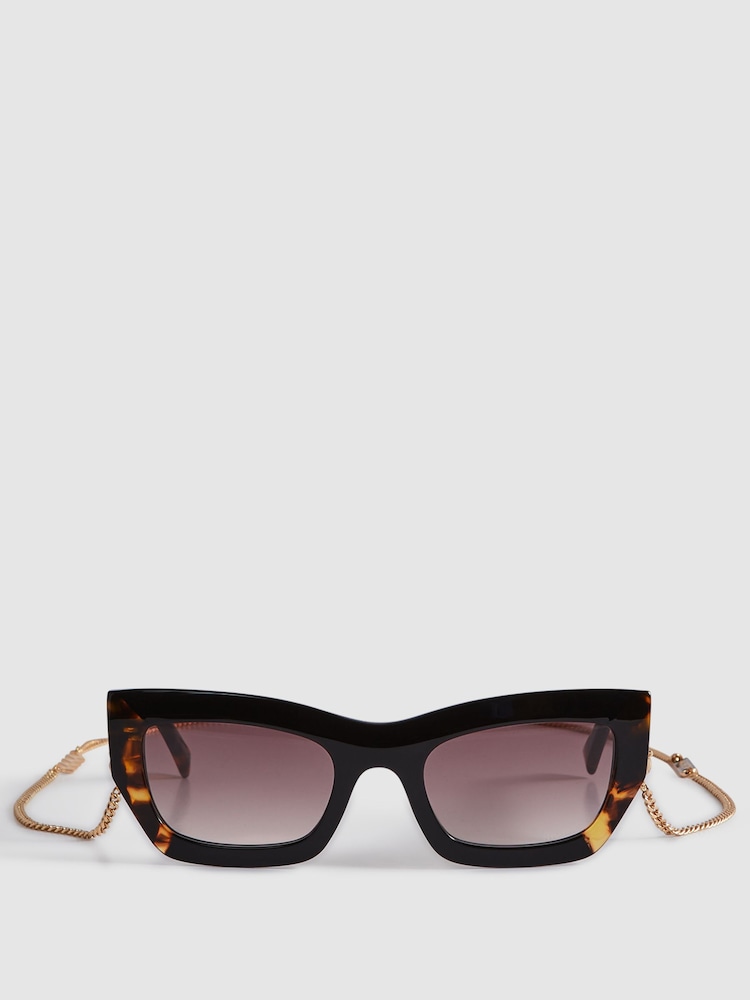 Missoni Eyewear Removable Chain Cat Eye Sunglasses - Image 1 of 4