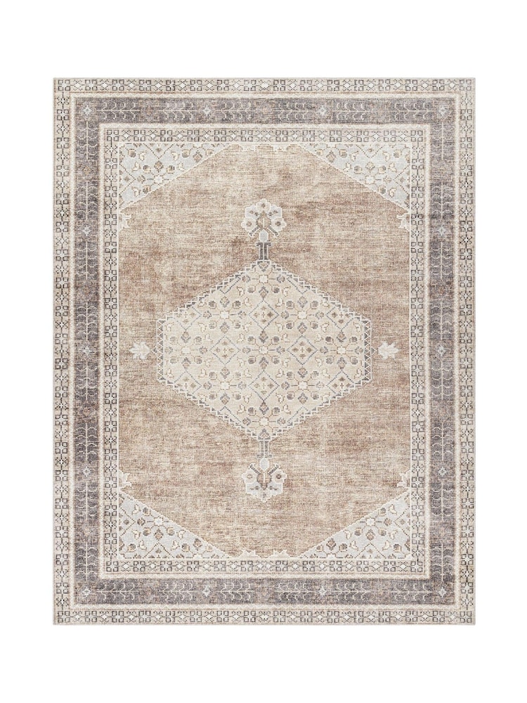 LIVABLISS Brown Lila Becki Owens Vintage Traditional Boho Rug - Image 8 of 8 LIVABLISS Brown Lila Becki Owens Vintage Traditional Boho Rug - Image 8 of 8