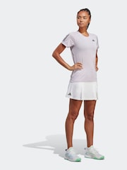 adidas White Tennis Club Pleated Skirt - Image 3 of 6