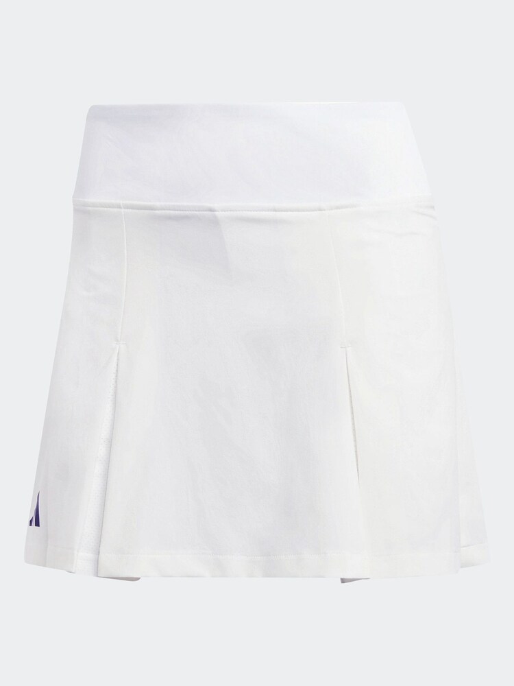 adidas White Tennis Club Pleated Skirt - Image 5 of 6