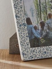 Blue Ditsy Photo Frame - Image 3 of 5