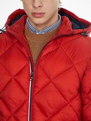 Tommy Hilfiger Red Diamond Quilted Jacket - Image 3 of 7