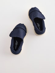 Navy Blue Touch Fastening Espadrille Shoes - Image 2 of 6