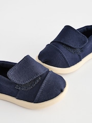 Navy Blue Touch Fastening Espadrille Shoes - Image 4 of 6