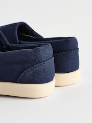 Navy Blue Touch Fastening Espadrille Shoes - Image 5 of 6