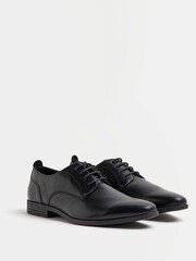 Черный - кожаные дерби на шнуровке River Island Point - Image 3 of 5
