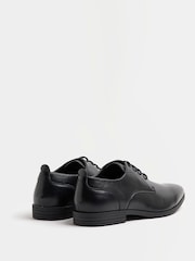 Черный - кожаные дерби на шнуровке River Island Point - Image 4 of 5