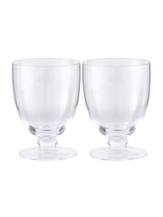 Spode Set of 2 Kit Kemp Glass Double Old Fashioned Flow - Image 2 of 5