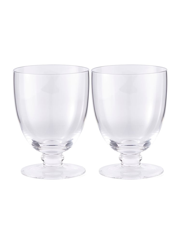 Spode Set of 2 Kit Kemp Glass Double Old Fashioned Flow - Image 2 of 5