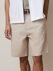 Stone Belted Chino Shorts - Image 1 of 8