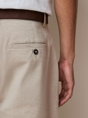 Stone Belted Chino Shorts - Image 6 of 8