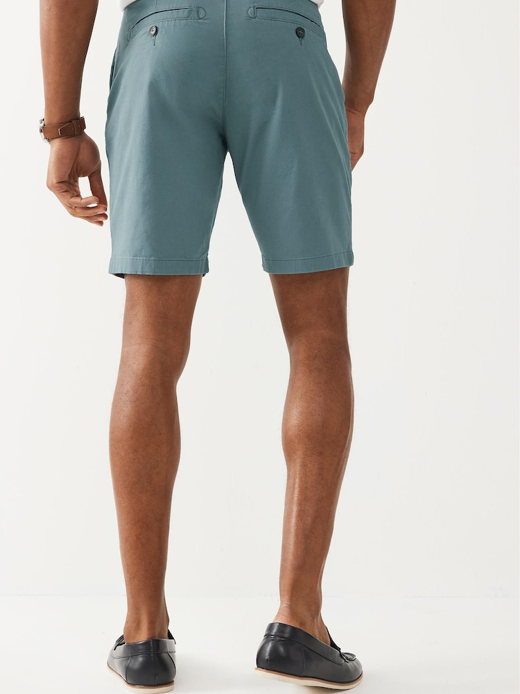 Aqua Blau - Stretch-Chinoshorts - Bild 2 von 11