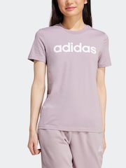 Adidas Slim-Fit Sportswear Essentials Logo T-Shirt aus 100 % Baumwolle - Bild 4 von 7
