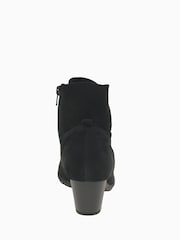 Gabor Optimum Soft Nubuck Black Ankle Boots - Image 5 of 5
