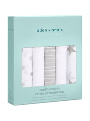 Пыльной - Набор из 5 муслиновых пеленок Aden + Anais Essentials - Изображение 2 4